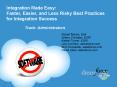 Integration Made Easy: Faster, Easier, and Less Risky Best Practices for Integration Success PowerPoint PPT Presentation