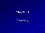 Footprinting