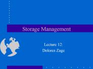 Storage Management