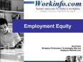Employment Equity PowerPoint PPT Presentation