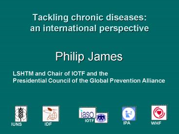 Tackling chronic diseases: an international perspective