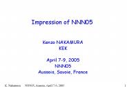 Impression of NNN05