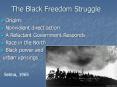 The Black Freedom Struggle PowerPoint PPT Presentation