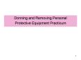 Donning and Removing Personal PowerPoint PPT Presentation