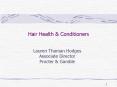 Hair Health PowerPoint PPT Presentation