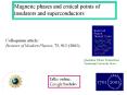 Magnetic phases and critical points of insulators and superconductors PowerPoint PPT Presentation