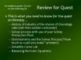 Review for Quest PowerPoint PPT Presentation