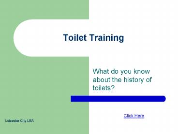 Toilet Training