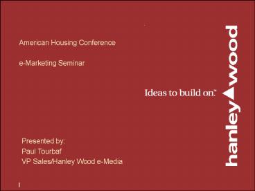 American Housing Conference