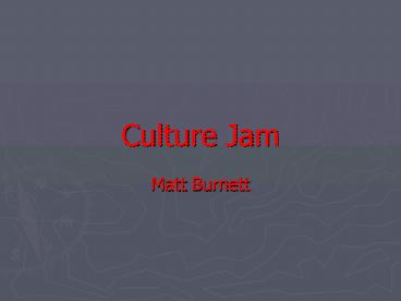 Culture Jam
