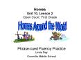 Homes Unit 10, Lesson 2 Open Court, First Grade PowerPoint PPT Presentation
