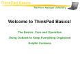 Welcome to ThinkPad Basics PowerPoint PPT Presentation