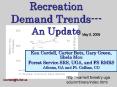 Recreation Demand TrendsAn Update PowerPoint PPT Presentation