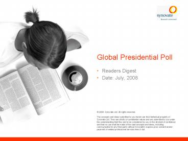 Global Presidential Poll