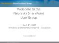 Windows SharePoint Services V3 Deep Dive PowerPoint PPT Presentation