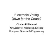 Electronic%20Voting%20Down%20for%20the%20Count?