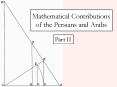 Mathematical Contributions of the Persians and Arabs PowerPoint PPT Presentation