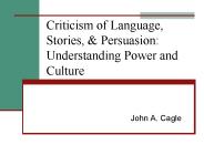 Criticism of Language, Stories,