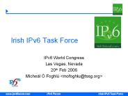 Irish IPv6 Task Force