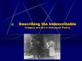 Describing the Indescribable Imagery and Art in Holocaust Poetry PowerPoint PPT Presentation