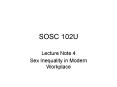 SOSC 102U PowerPoint PPT Presentation