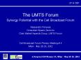 The UMTS Forum PowerPoint PPT Presentation