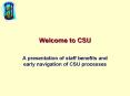 Welcome to CSU