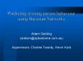 Predicting missing person behaviour using Bayesian Networks PowerPoint PPT Presentation