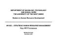 DEPARTMENT OF SOCIOLOGY, PSYCHOLOGY AND SOCIAL WORK THE UNIVERSITY OF THE WEST INDIES Masters in Hum PowerPoint PPT Presentation