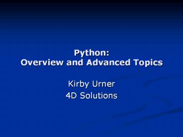 presentation player overlay