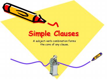 Simple Clauses