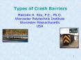 Types of Crash Barriers PowerPoint PPT Presentation