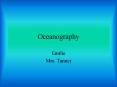 Oceanography PowerPoint PPT Presentation