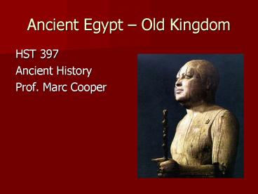 Ancient Egypt Old Kingdom