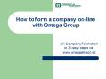 How to form a company online with Omega Group PowerPoint PPT Presentation