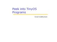 Peek into TinyOS Programs