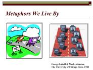 Metaphors We Live By