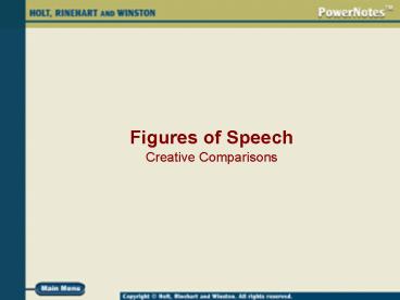 Figures of Speech