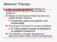 Behavior Therapy PowerPoint PPT Presentation