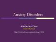 Anxiety Disorders PowerPoint PPT Presentation