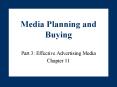 Media Planning and Buying PowerPoint PPT Presentation