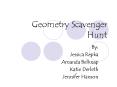Geometry Scavenger Hunt PowerPoint PPT Presentation