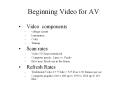 Beginning%20Video%20for%20AV PowerPoint PPT Presentation
