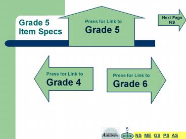 Grade 5 Item Specs