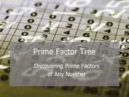 Prime Factor Tree