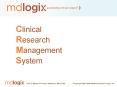 Clinical Research Management System PowerPoint PPT Presentation