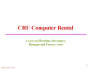 CRU Computer Rental