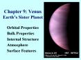 Chapter 9: Venus Earths Sister Planet PowerPoint PPT Presentation