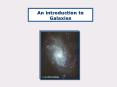 An introduction to Galaxies PowerPoint PPT Presentation