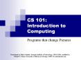 CS 101: Introduction to Computing PowerPoint PPT Presentation